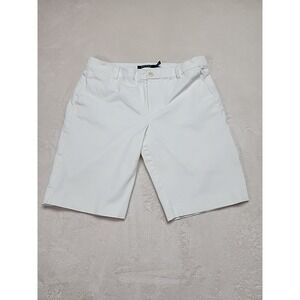 Lauren Ralph‎ Lauren Womens Bermuda Shorts Size 10 White